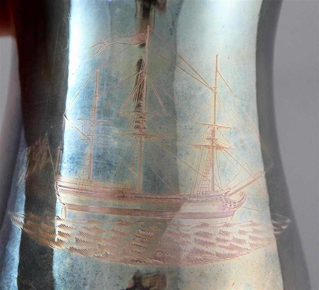 A George III silver tankard, by Thomas Chawner,
